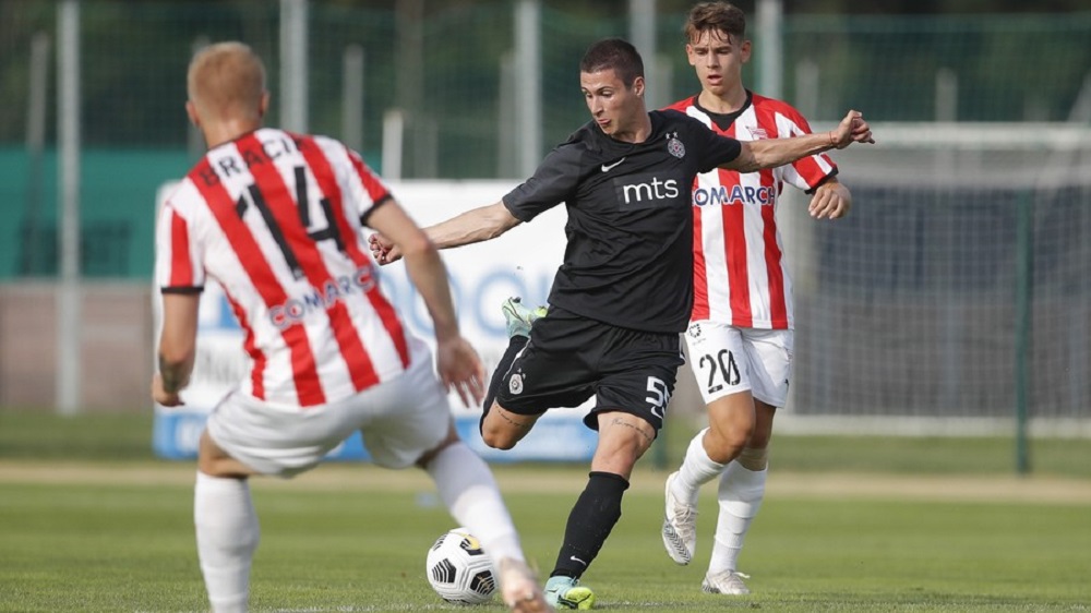 Danilo Pantić protiv Krakovije (©FK Partizan)